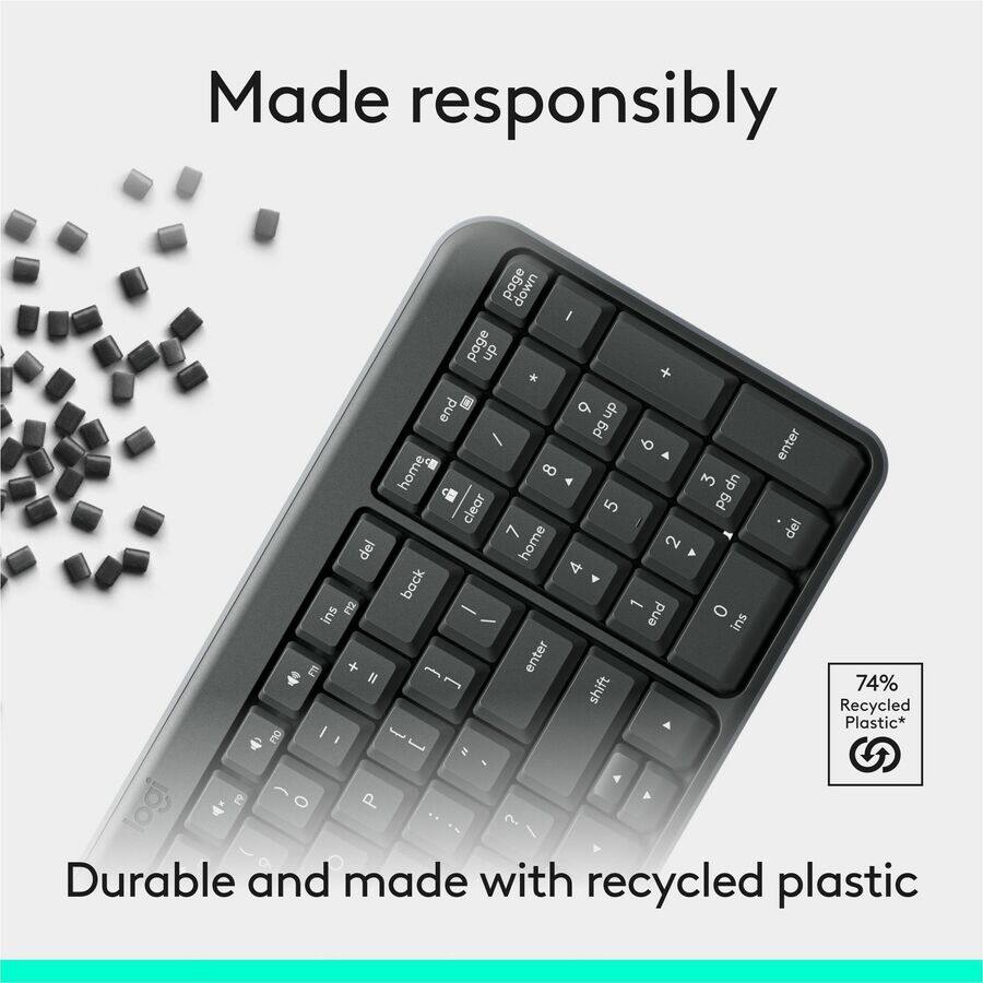 Made responsibly

Durable and made with recycled plastic

74% Recycled Plastic*