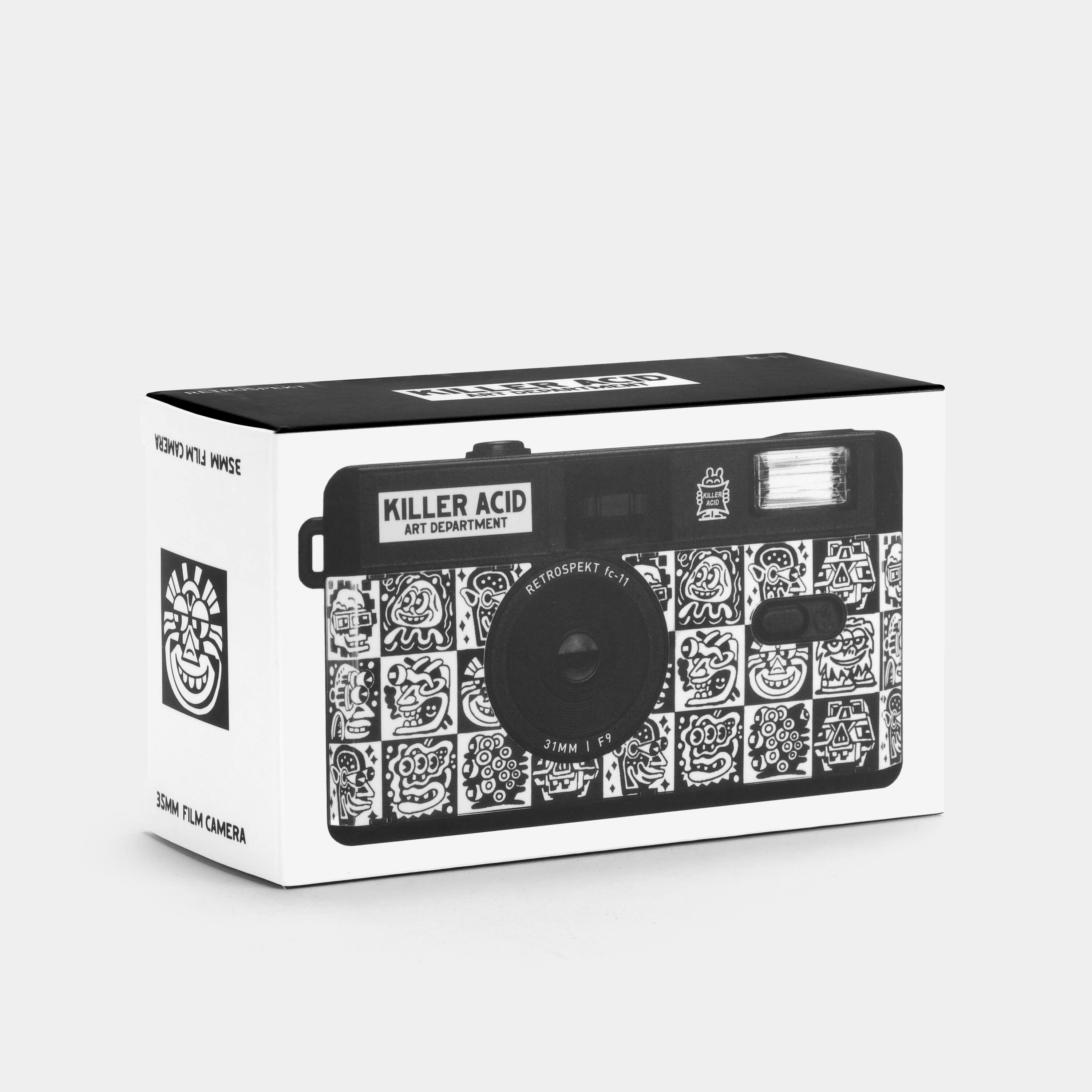 KILLER ACID  
ART DEPARTMENT  

RETROSPEKT IC-11  
35MM FILM CAMERA  

35MM FILM CAMERA  

KILLER ACID  
ART DEPARTMENT  

RETROSPEKT IC-11  
35MM FILM CAMERA