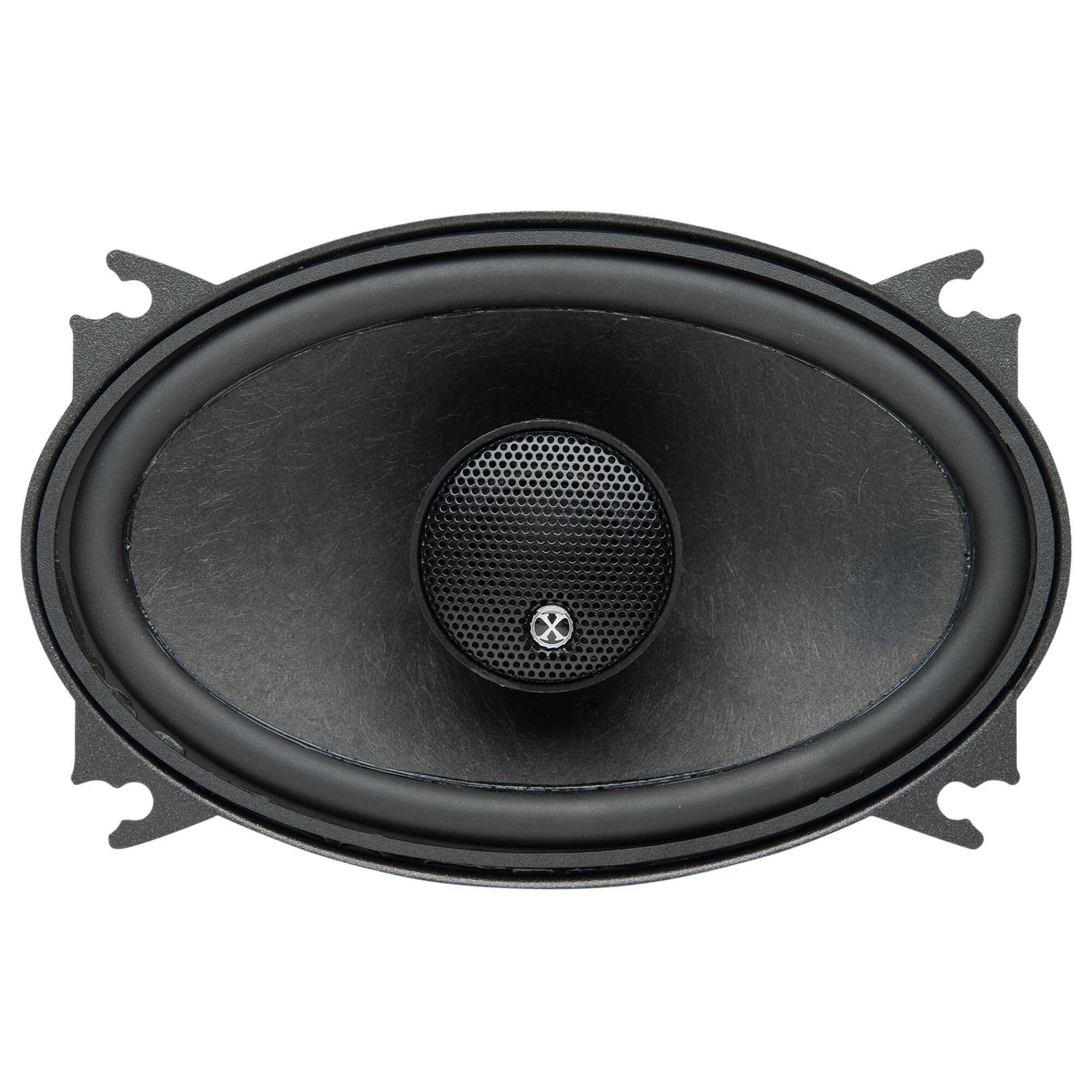 Alt View 1. Powerbass - PowerBass 2XL-463 - 4x6" Coaxial Speakers - Pair - Black/Gray.