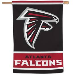 WinCraft - Atlanta Falcons 28" x 40" Primary Logo Single-Sided Vertical Banner - Multicolor