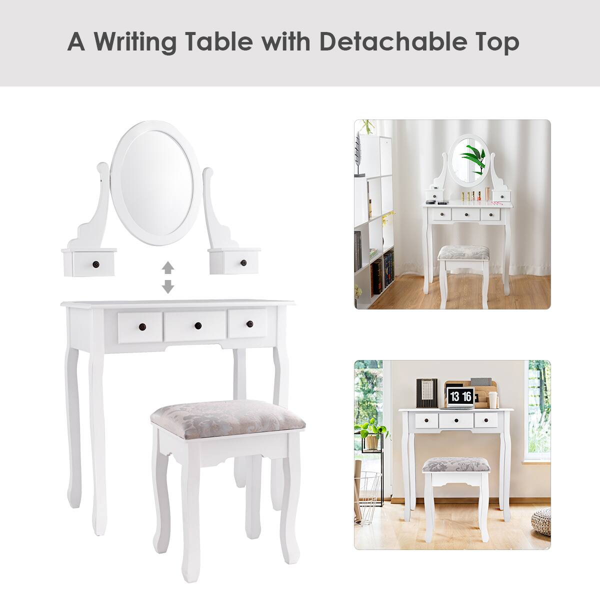 A Writing Table with Detachable Top

13 16