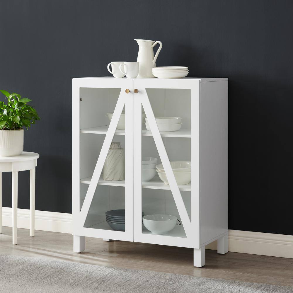 Alt View 9. Crosley Furniture - Cassai Stackable Kitchen Storage Pantry - White.