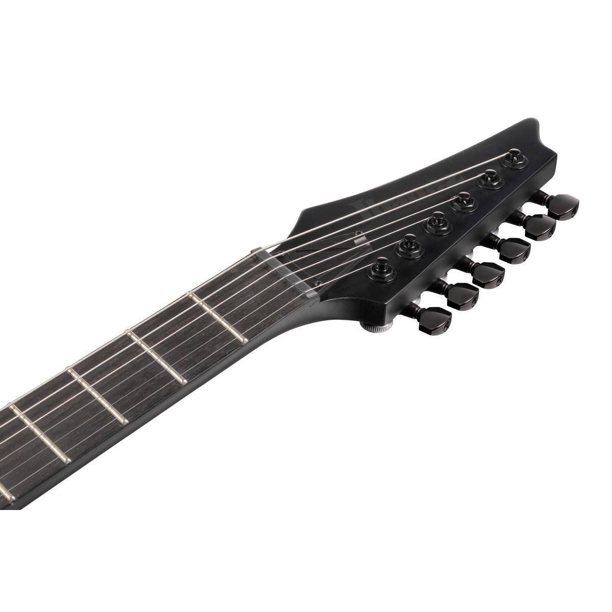 Alt View 7. Ibanez - Ibanez RG Iron Label Series RGRTB621 Electric Guitar, Black Flat.