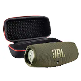 JBL - Charge 5 Portable Wireless Bluetooth Speaker with IP67 Waterproof with Case - Green