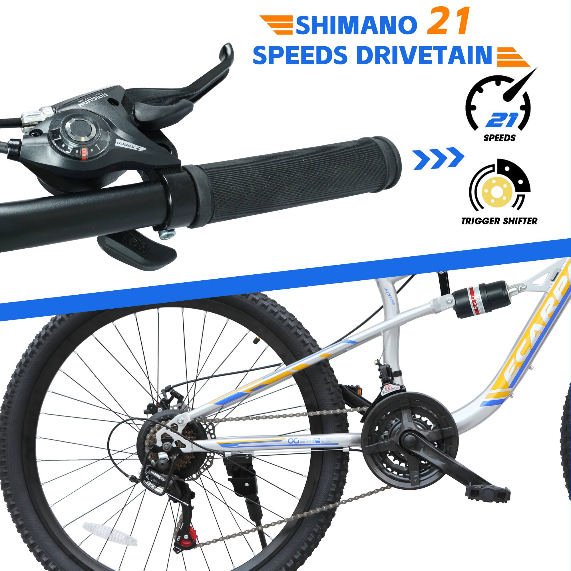SHIMANO 21 SPEEDS DRIVETRAIN NUTIDIES 1 RAA 2 21 SPEEDS LOW O - ACr TRIGGER SHIFTER