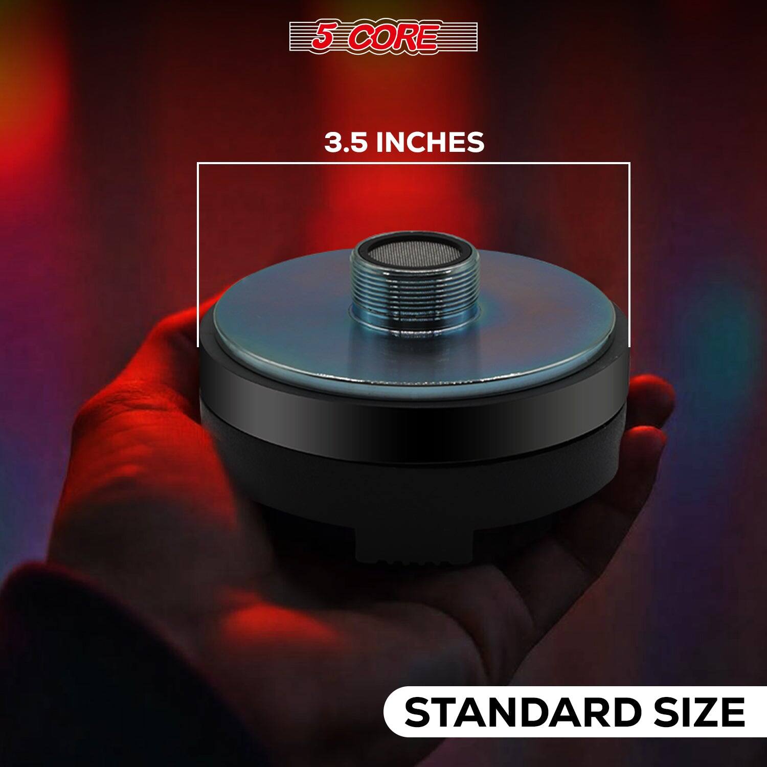 The corrected text is: "5 CORE 3.5 INCHES STANDARD SIZE."