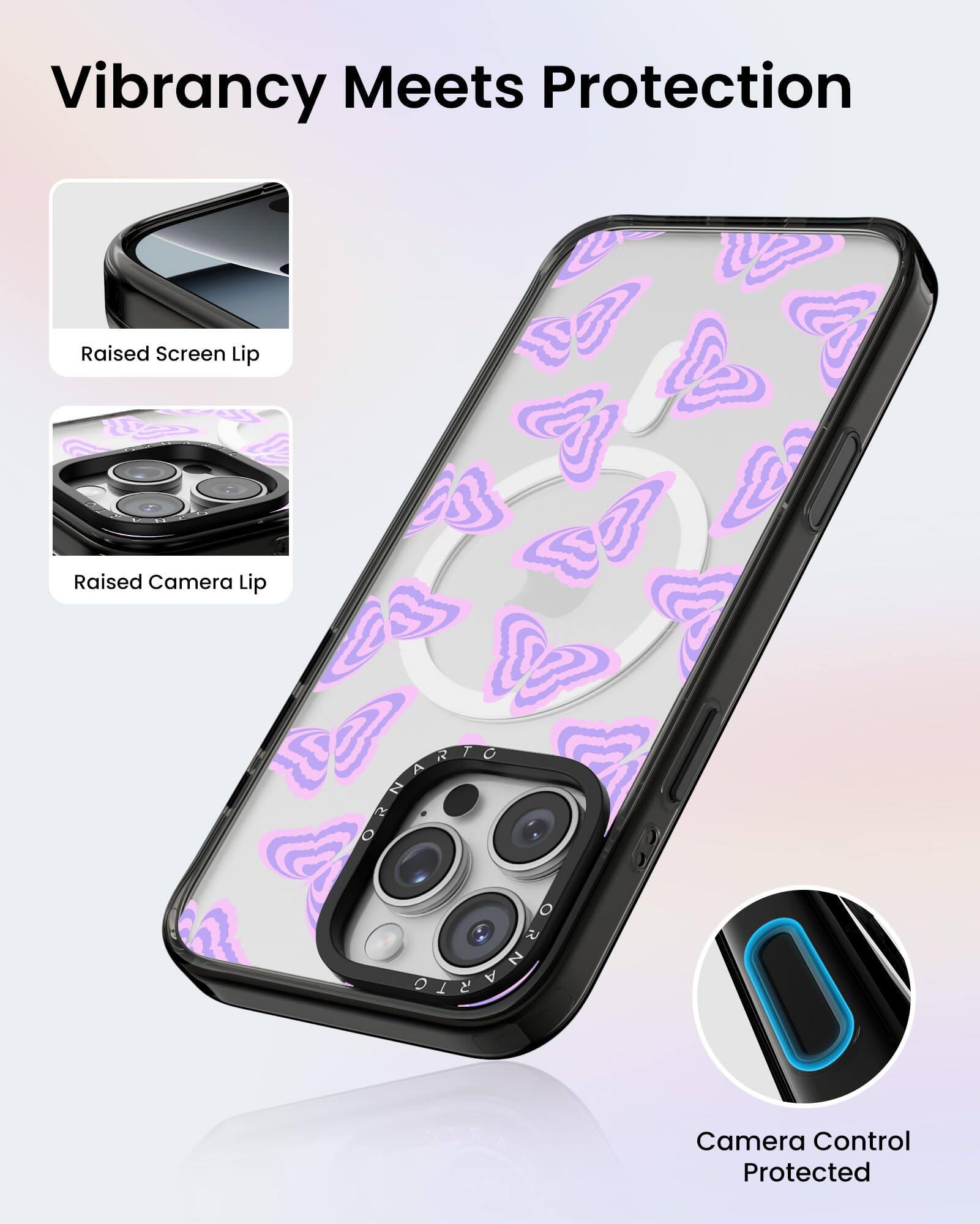 Vibrancy Meets Protection

Raised Screen Lip

Raised Camera Lip

Camera Control Protected