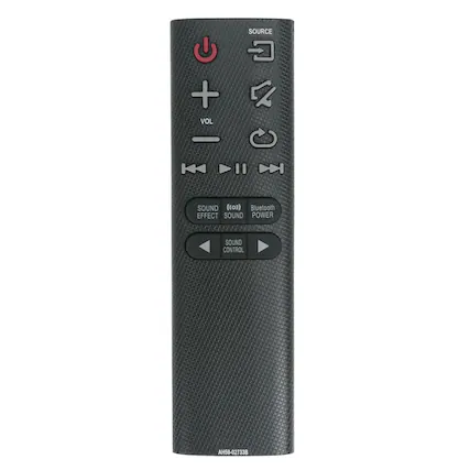 SOURCE, VOL, SOUND EFFECT, SOUND CONTROL, Bluetooth, POWER, AH59-027338