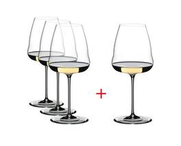 Riedel - Winewings Sauvignon Blanc Wine Glass, Buy 3 Get 4 - Clear