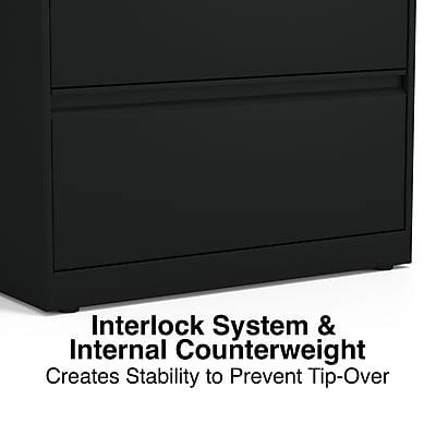Interlock System & Internal Counterweight  
Creates Stability to Prevent Tip-Over