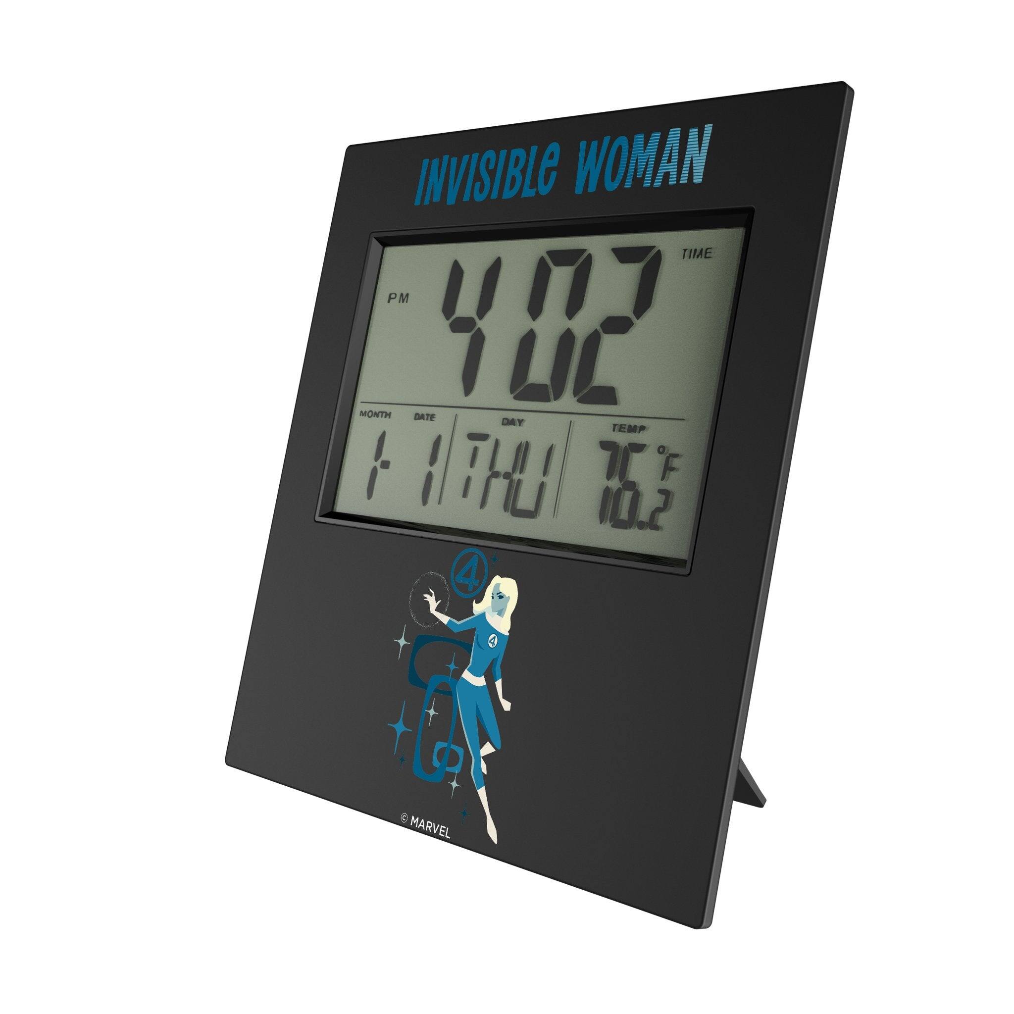 INVISIBLE WOMAN

TIME: 4:02 PM

MONTH: 1

DATE: 11

DAY: THU

TEMP: 76.2°F

MARVEL