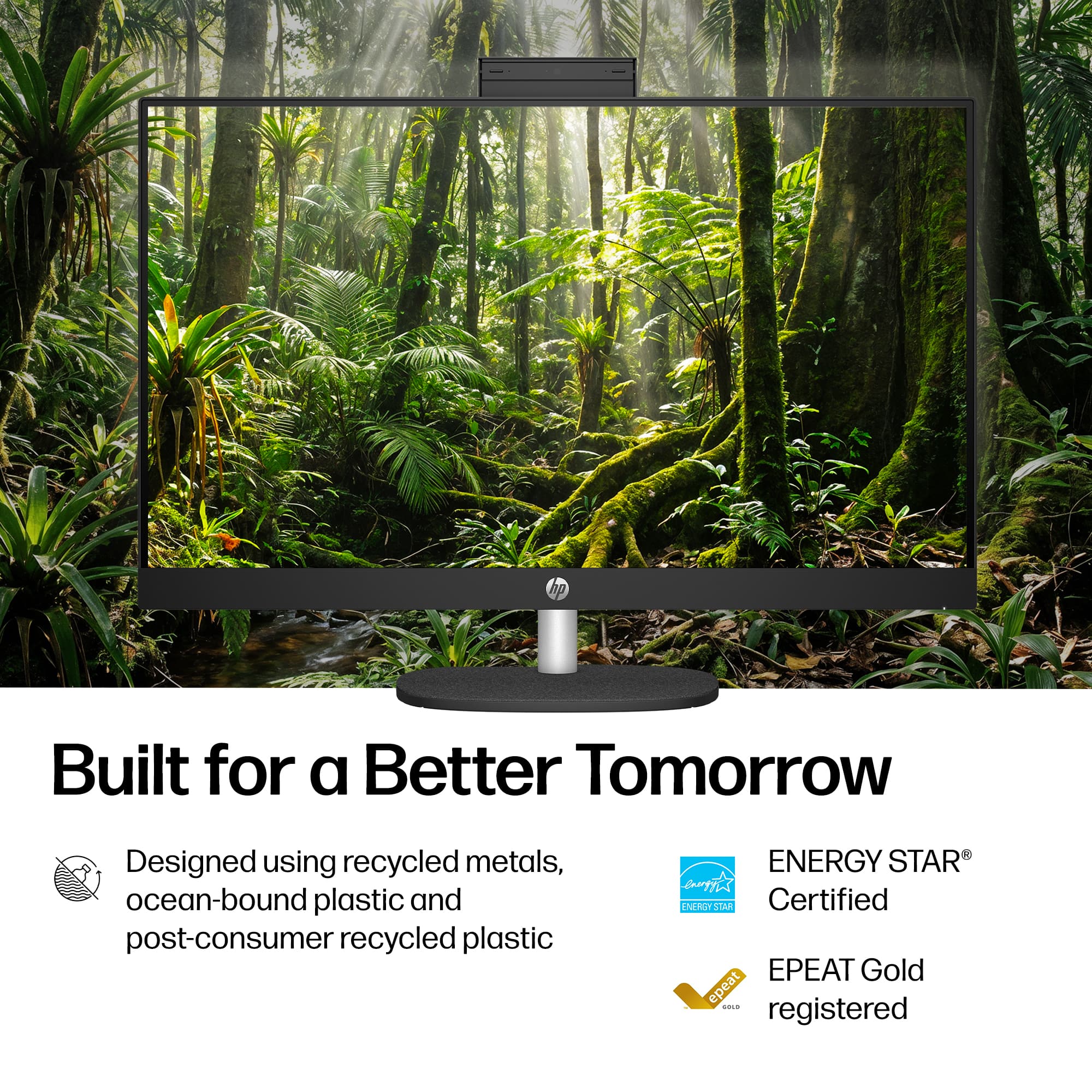 HP - 27 Full HD All-in-One with Adjustable Height - AMD Ryze