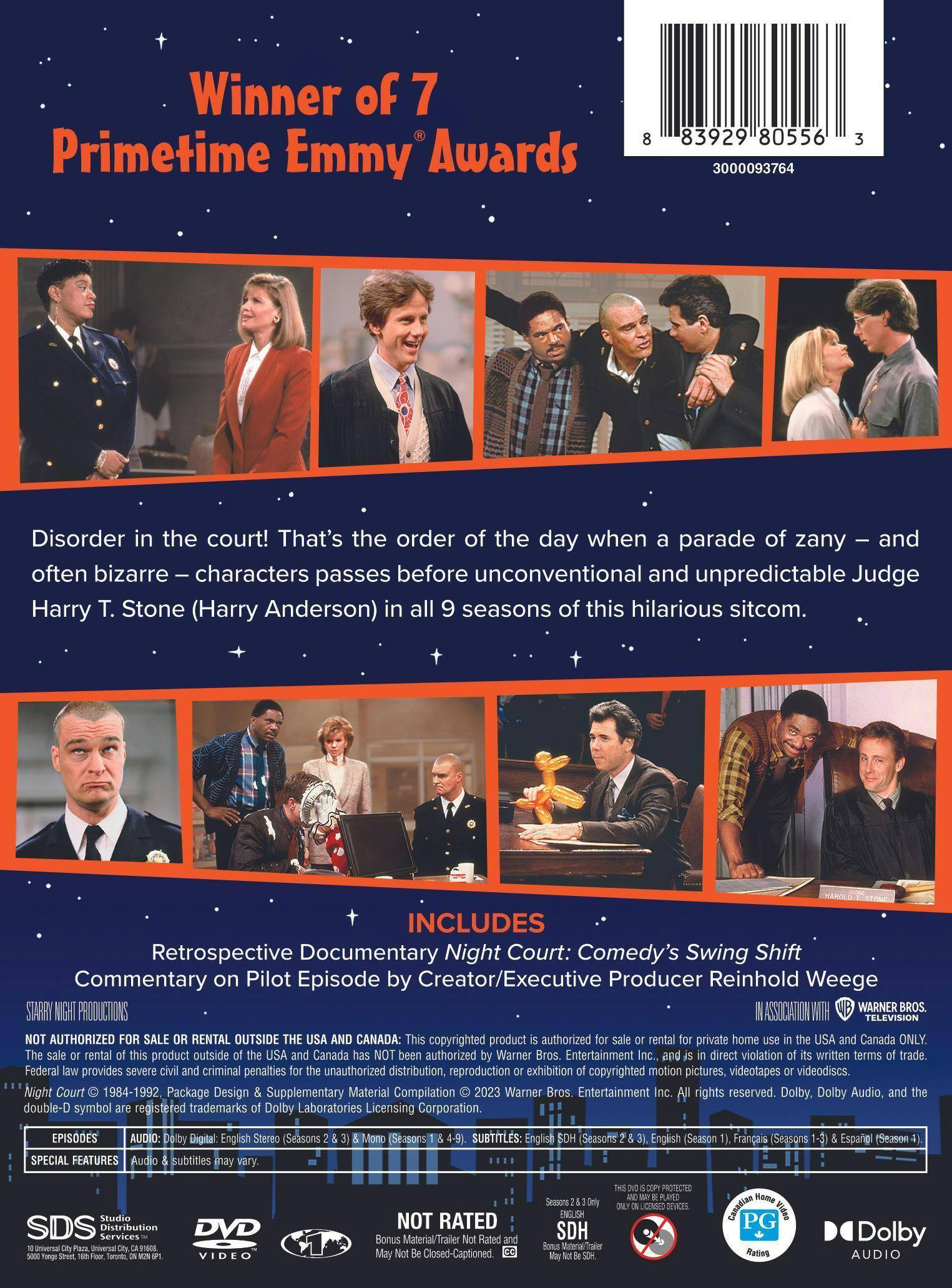 Angle. Night Court: The Complete Series (Box Set) [DVD].