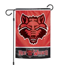WinCraft - Arkansas State Red Wolves 12" x 18" Double-Sided Garden Flag - Multicolor