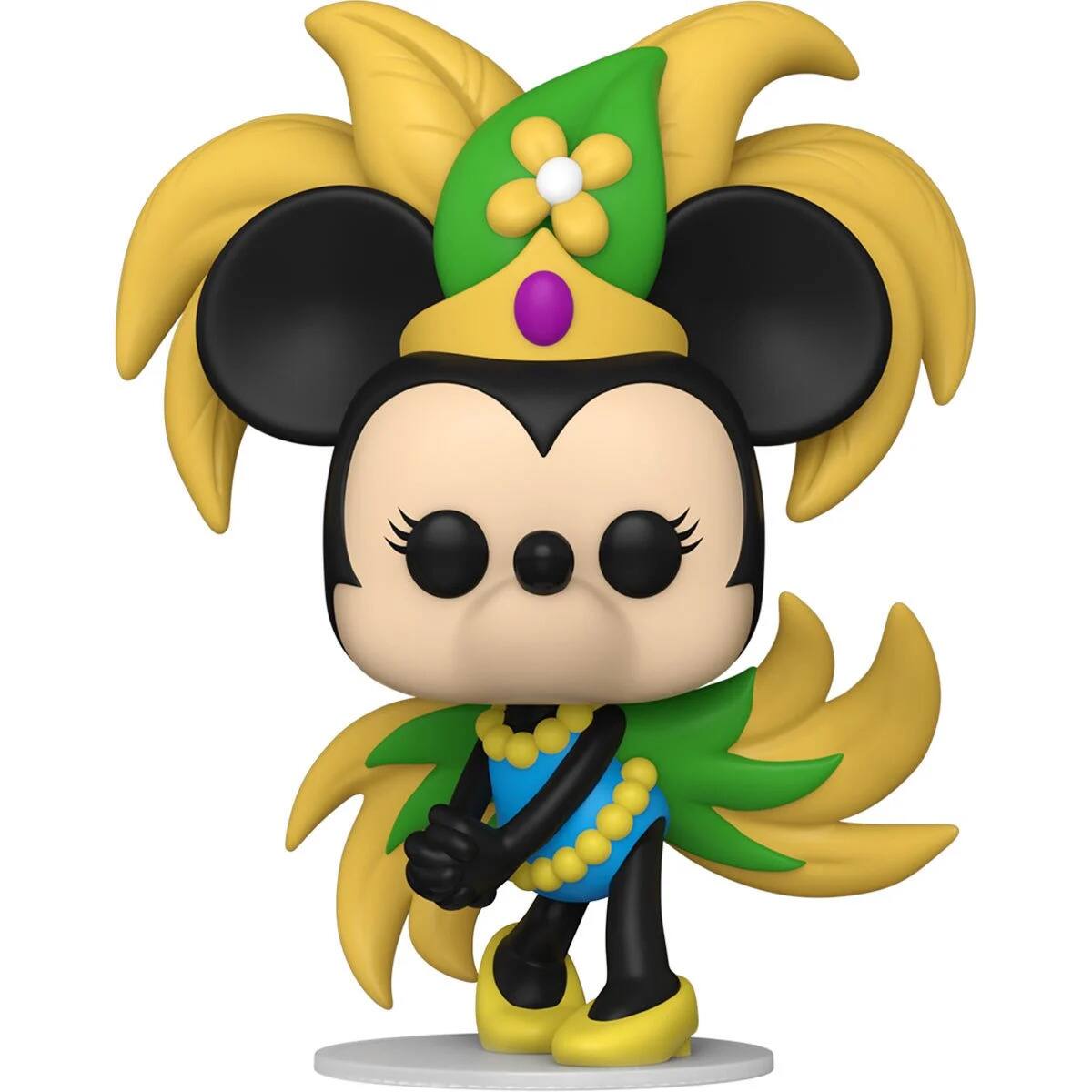 Angle. Funko - Funko Pop! Mickey and Friends - Carnaval Minnie - Multicolor.