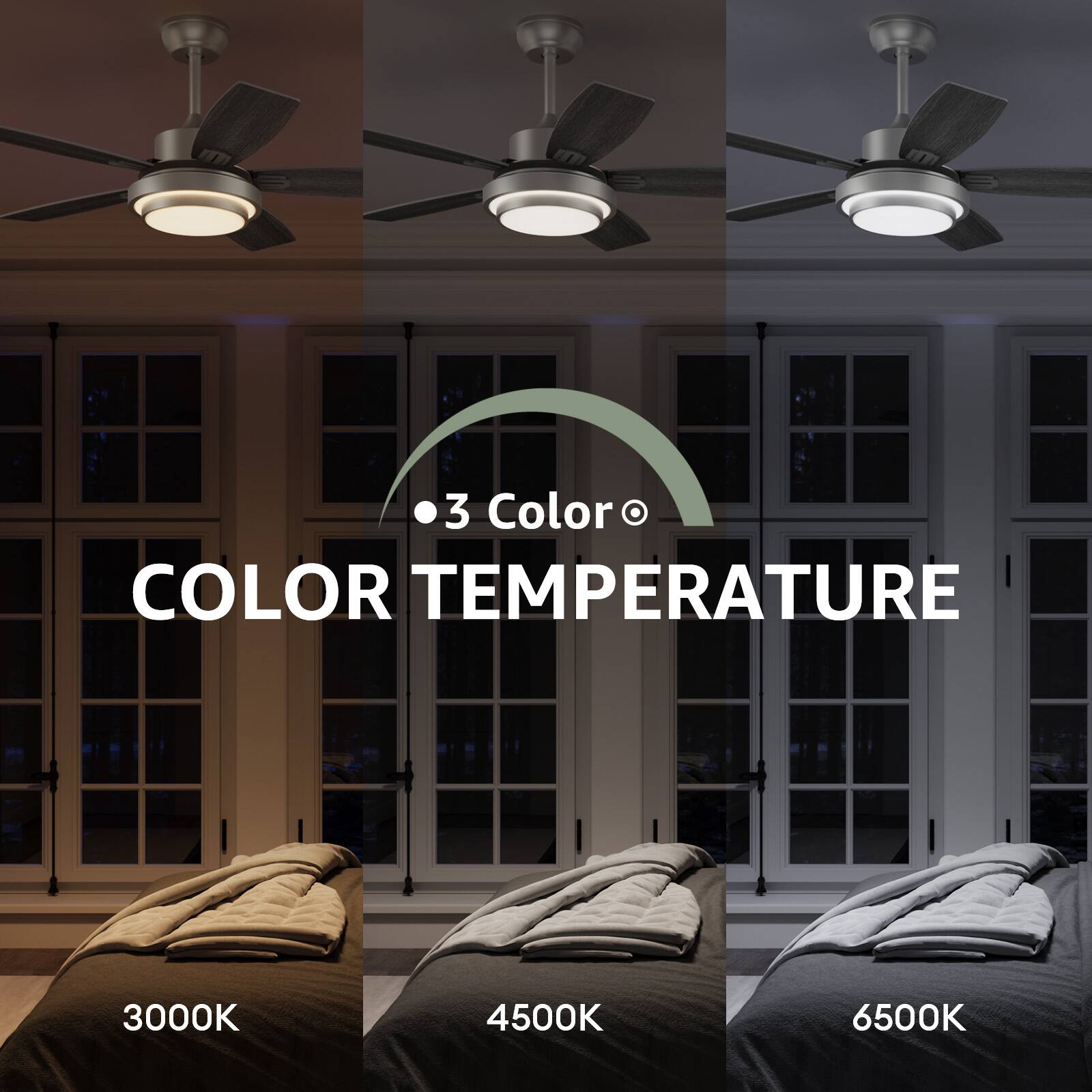 3 Color  
COLOR TEMPERATURE  
3000K  
4500K  
6500K