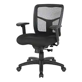 FurniFact - Ergonomic Mesh Office Chair – Desk Chair for Task-Based Work - Black