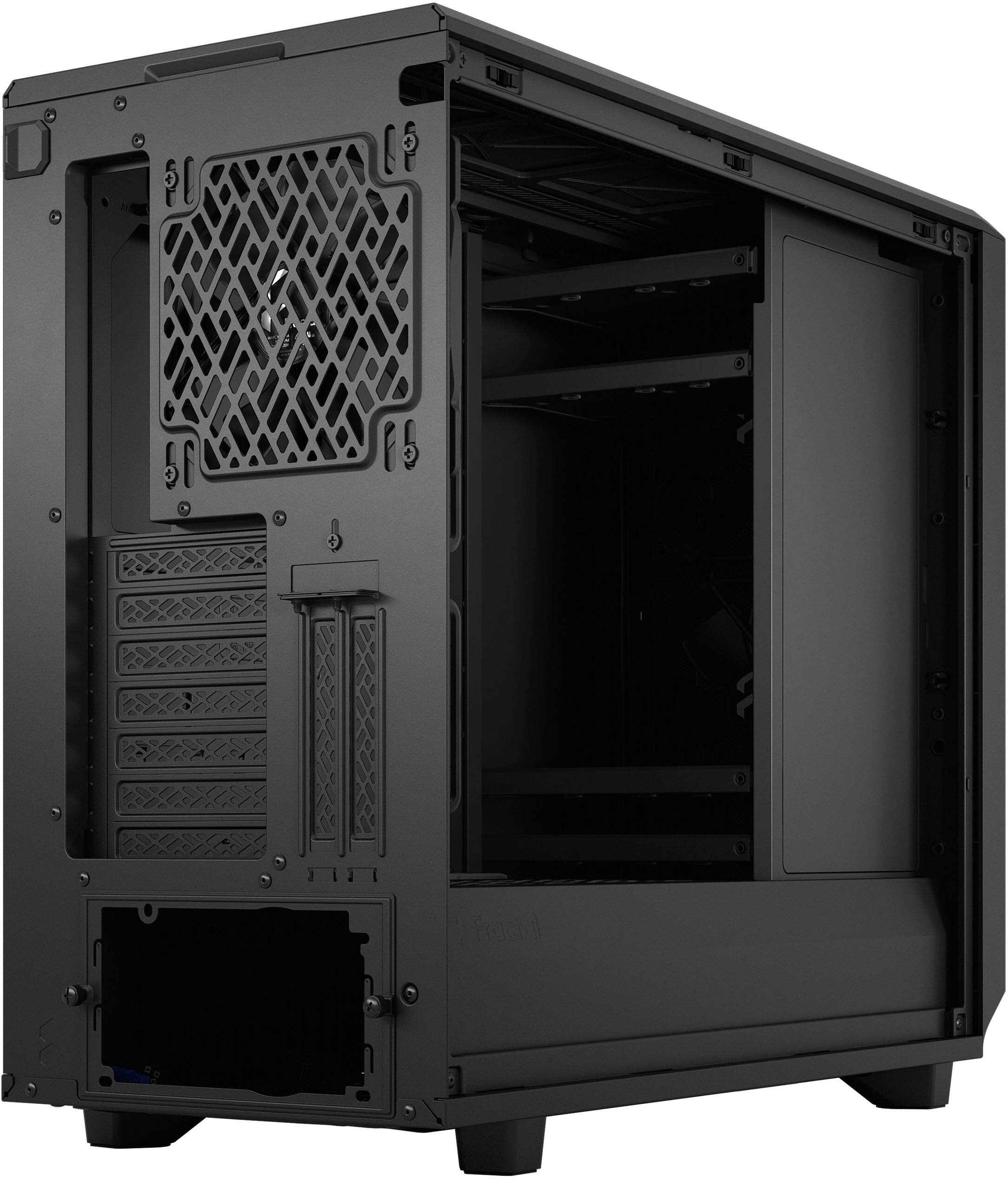 Alt View 27. Fractal Design - Meshify 2 Black ATX Light Tinted Tempered Glass Window Mid-Tower PC Case - Black.