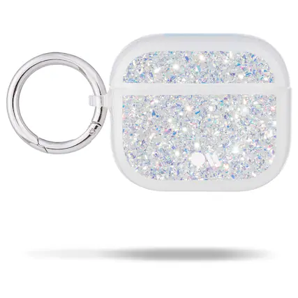 Front. Case-Mate - Case Mate Twinkle Case For Airpods 3rd Generation With Ring Clip - Twinkle Stardust.