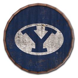 Fan Creations - BYU Cougars 24" Cracked Color Barrel Top Sign - Multicolor