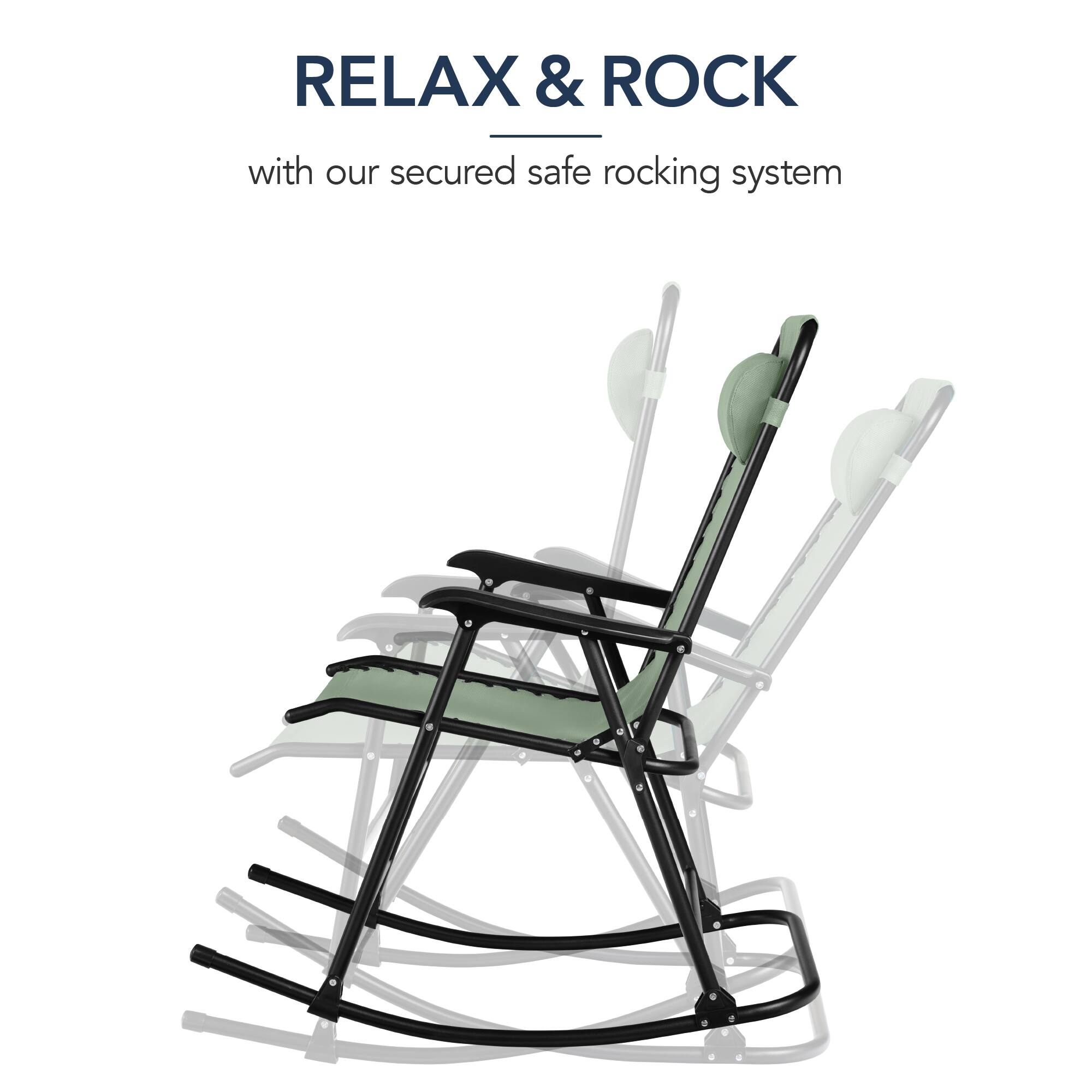 RELAX & ROCK  
with our secured safe rocking system