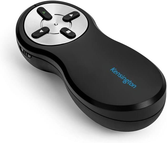 Angle. Kensington - Wireless Presenter with Nano Receiver, 65ft Range, AES 128-Bit Encryption, Plug-and-Play, K33271WW.