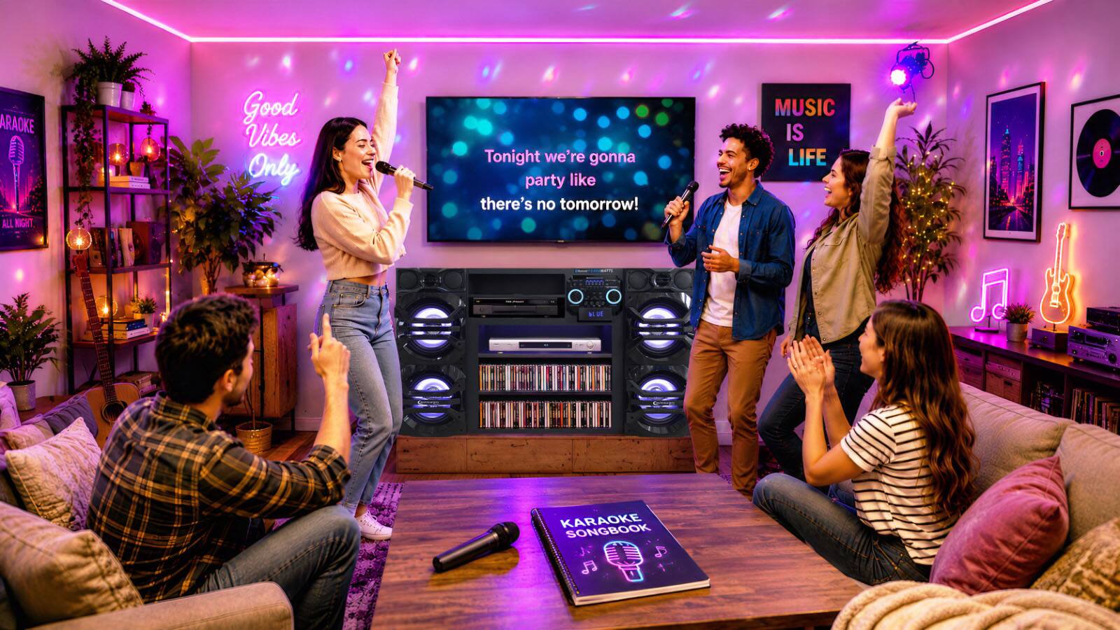 Karaoke All Night  
Good Vibes Only  
Tonight we're gonna party like there's no tomorrow!  
Music is Life  
A Karaoke Songbook