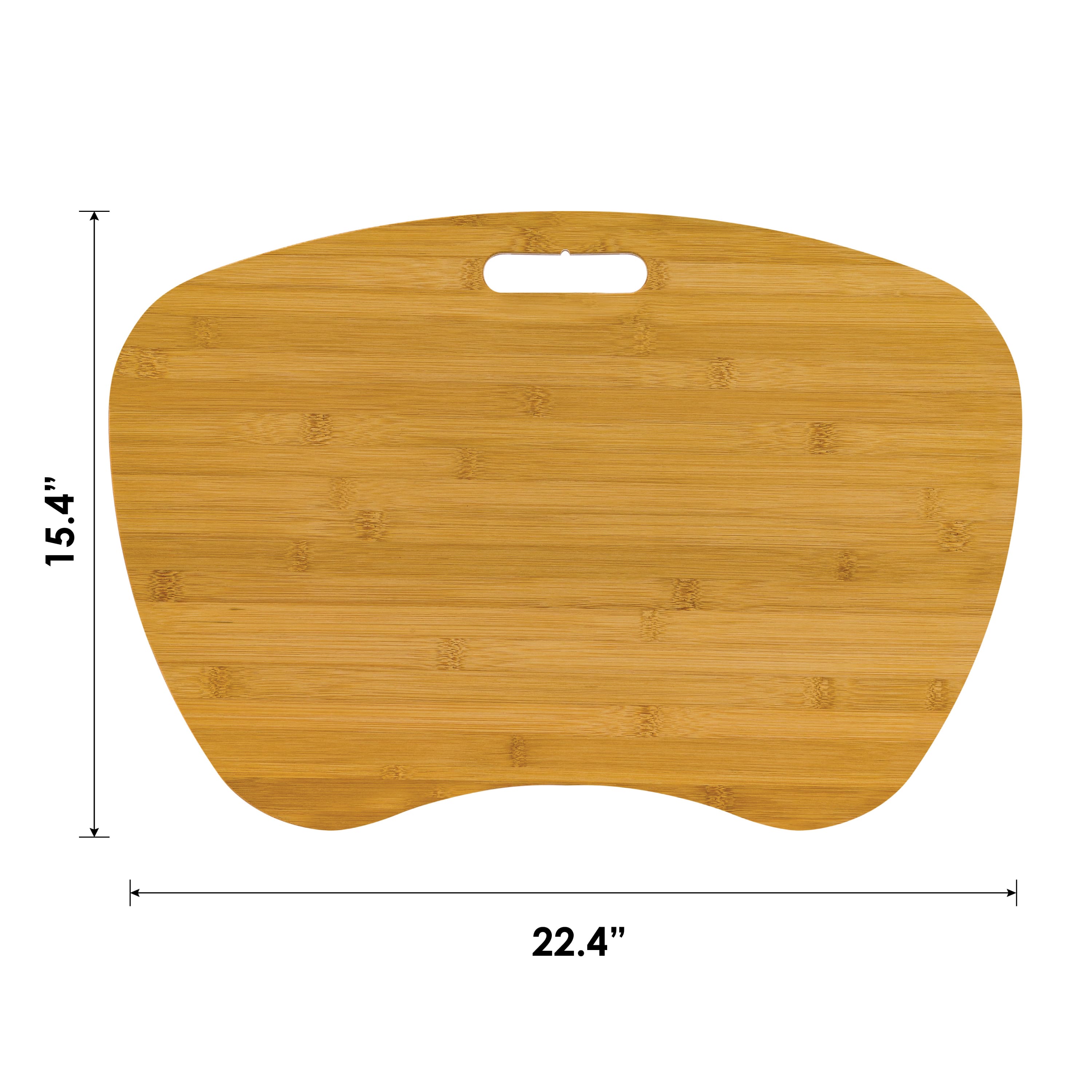 LapGear Bamboo Lap Desk - Chestnut Bamboo - Fits up to 17.3 Inch Laptops - Style No. 91692 LapGear Euro Lap Desks 22.4-in Brown Traditional Bamboo Lap Desk