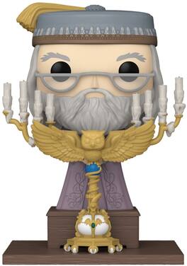 Funko - POP! DELUXE: Harry Potter and the Prisoner of Azkaban - Albus Dumbledore with Podium - Collectibles - Multicolor