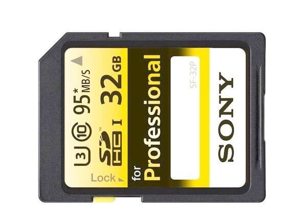 GB 5MB/S 95 * MB/S 32GB D e 3 Lock I for Professional SF-32P SONY