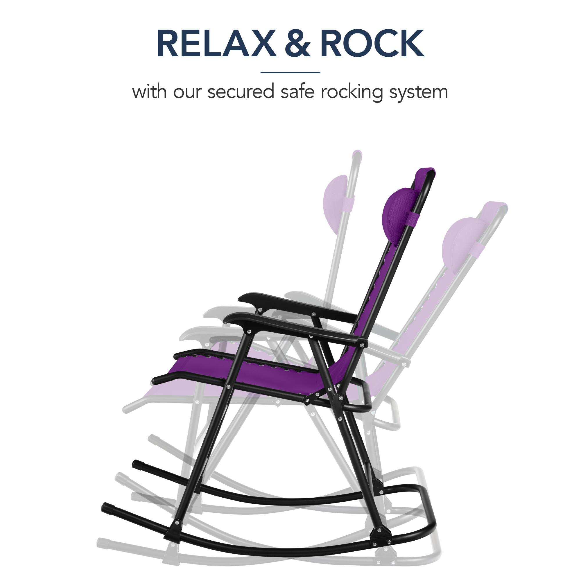 RELAX & ROCK  
with our secured safe rocking system