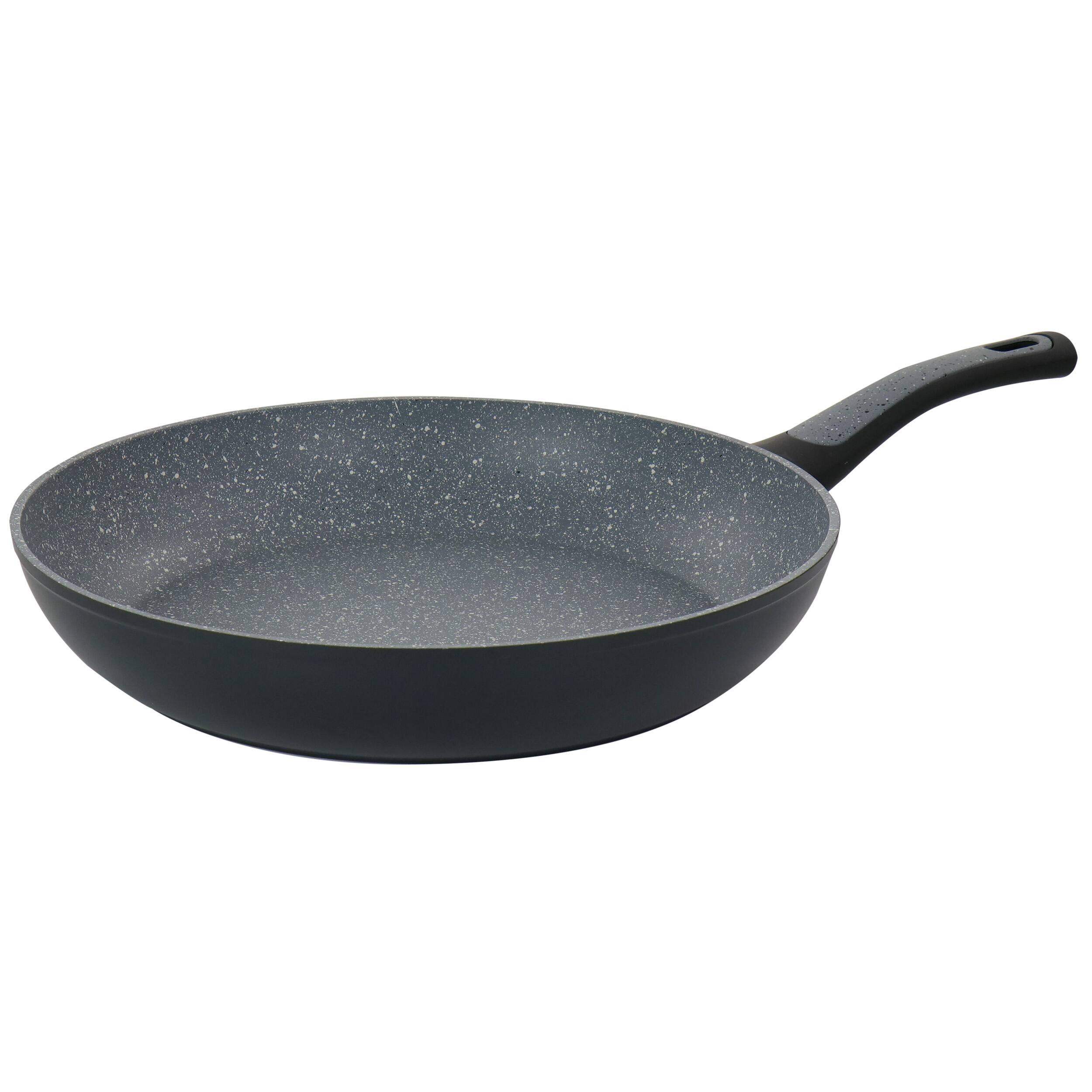 Oster - Bastone 12 Inch Aluminum Nonstick Frying Pan in Speckled - Gray - Thumbnail 3