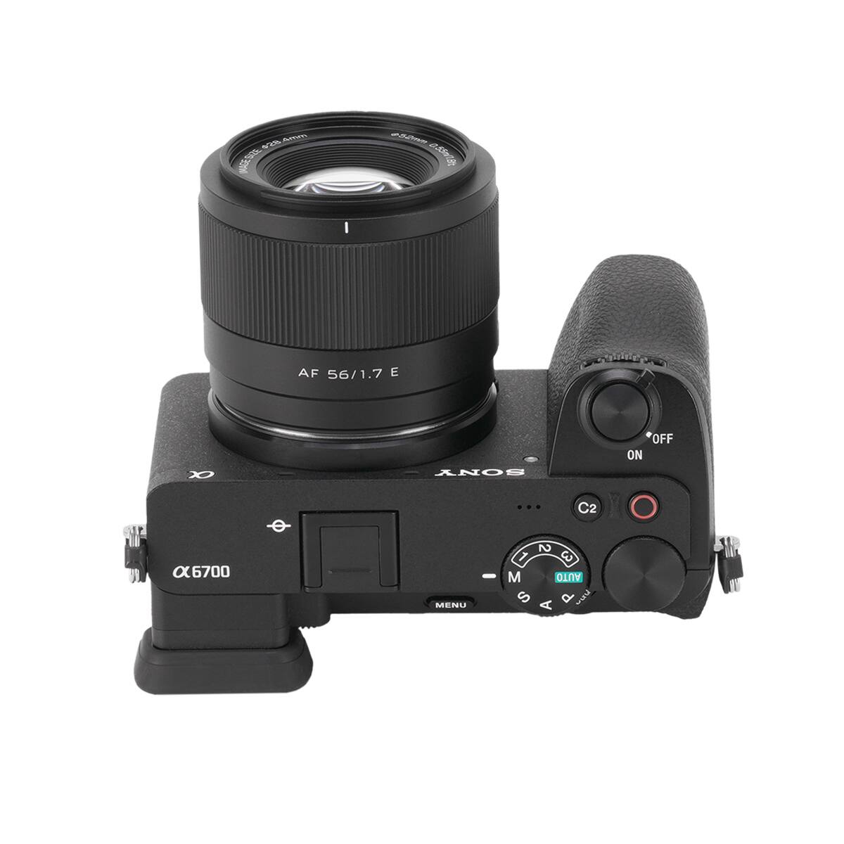 AF 56/1.7 E  
SONY  
OFF ON  
X6700  
MENU  
C2  
NC 1  
3 - M AUTO  
S