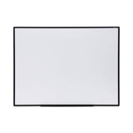 Universal - Design Series Deluxe Dry Erase Board 48 x 36 White Surface Black Anodized Aluminum Frame