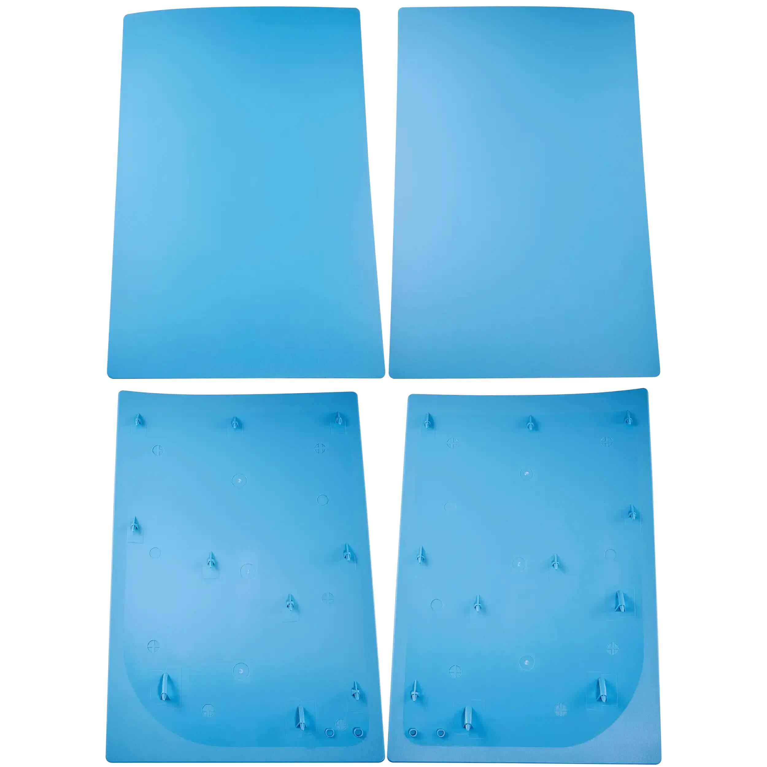 Alt View 3. MobileSentrix - Faceplate Covers (Top & Bottom) Replacement Compatible For PlayStation 5 (Digital Edition) - Light Blue - Light Blue.