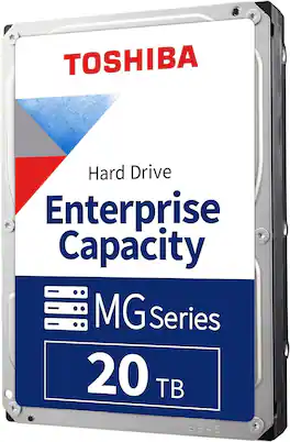 Toshiba - MG10ACA20TE MG10 20TB SATA 6Gb/s 7200RPM 512e 3.5" Enterprise HDD