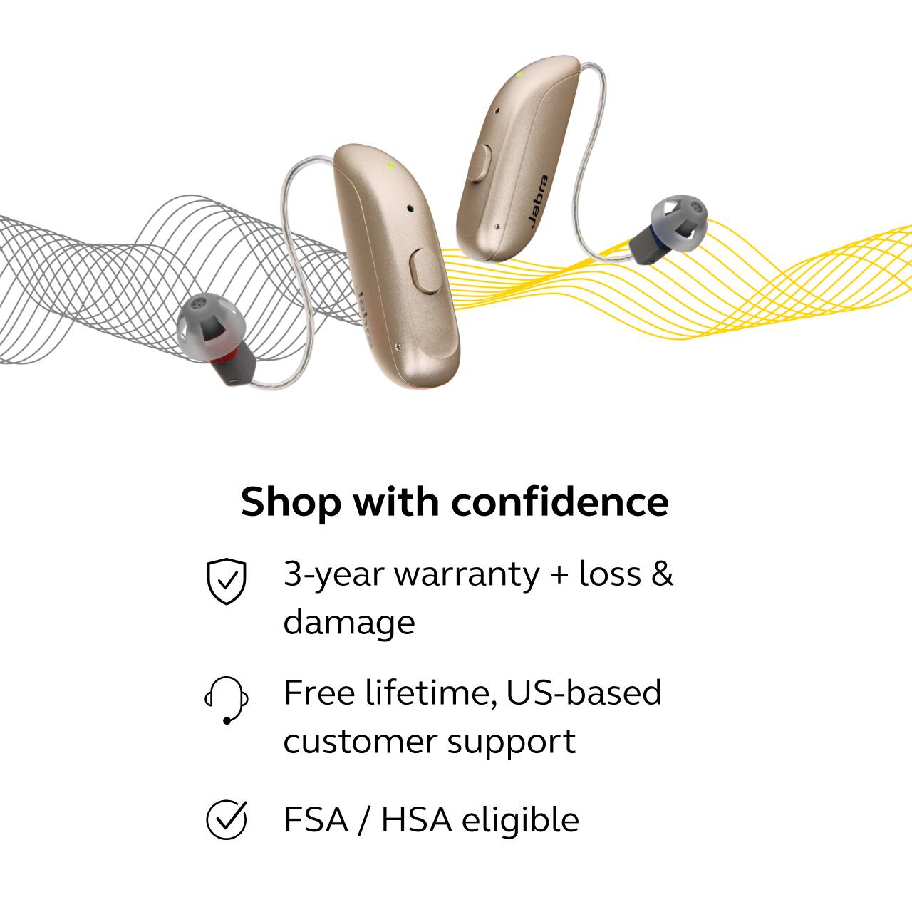 Shop with confidence

- 3-year warranty + loss & damage
- Free lifetime, US-based customer support
- FSA / HSA eligible