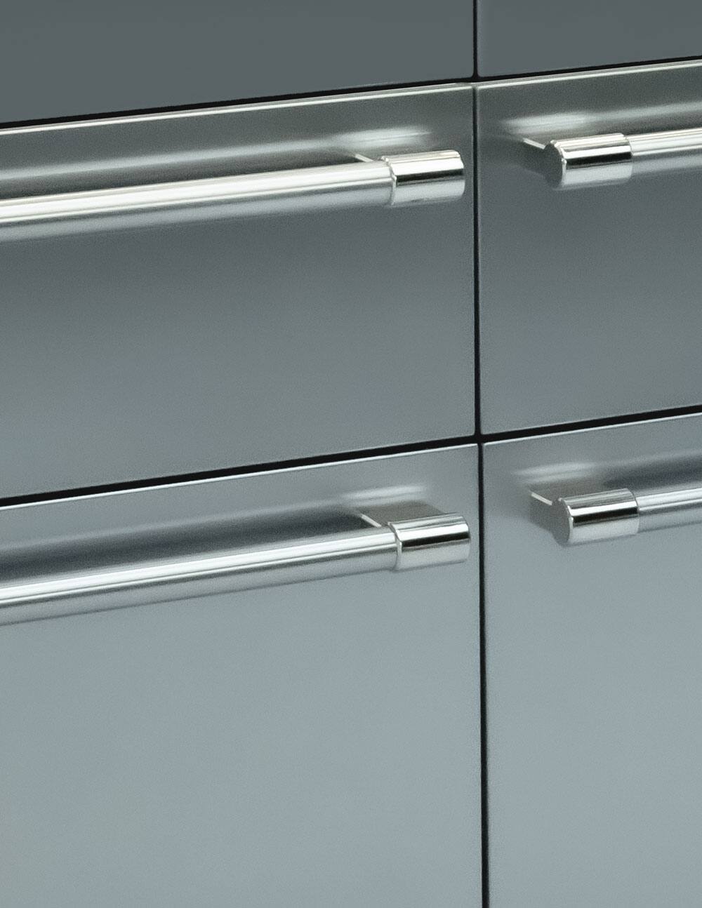 Alt View 13. Thermador - Freedom Collection 48 in Wide 26.8 Cu. Ft. Smart Built-in French Door Bottom Freezer Refrigerator, Professional Handles - Stainless Steel.