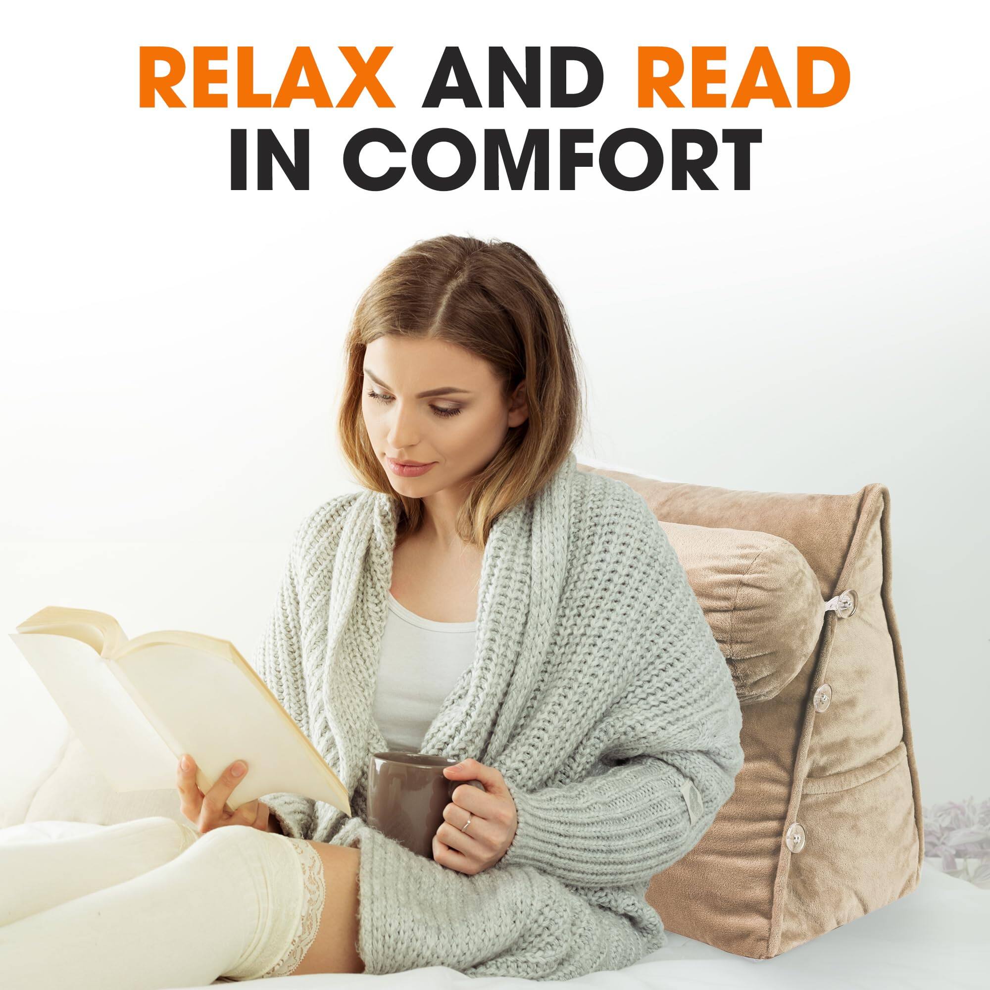 RELAX AND READ IN COMFORT