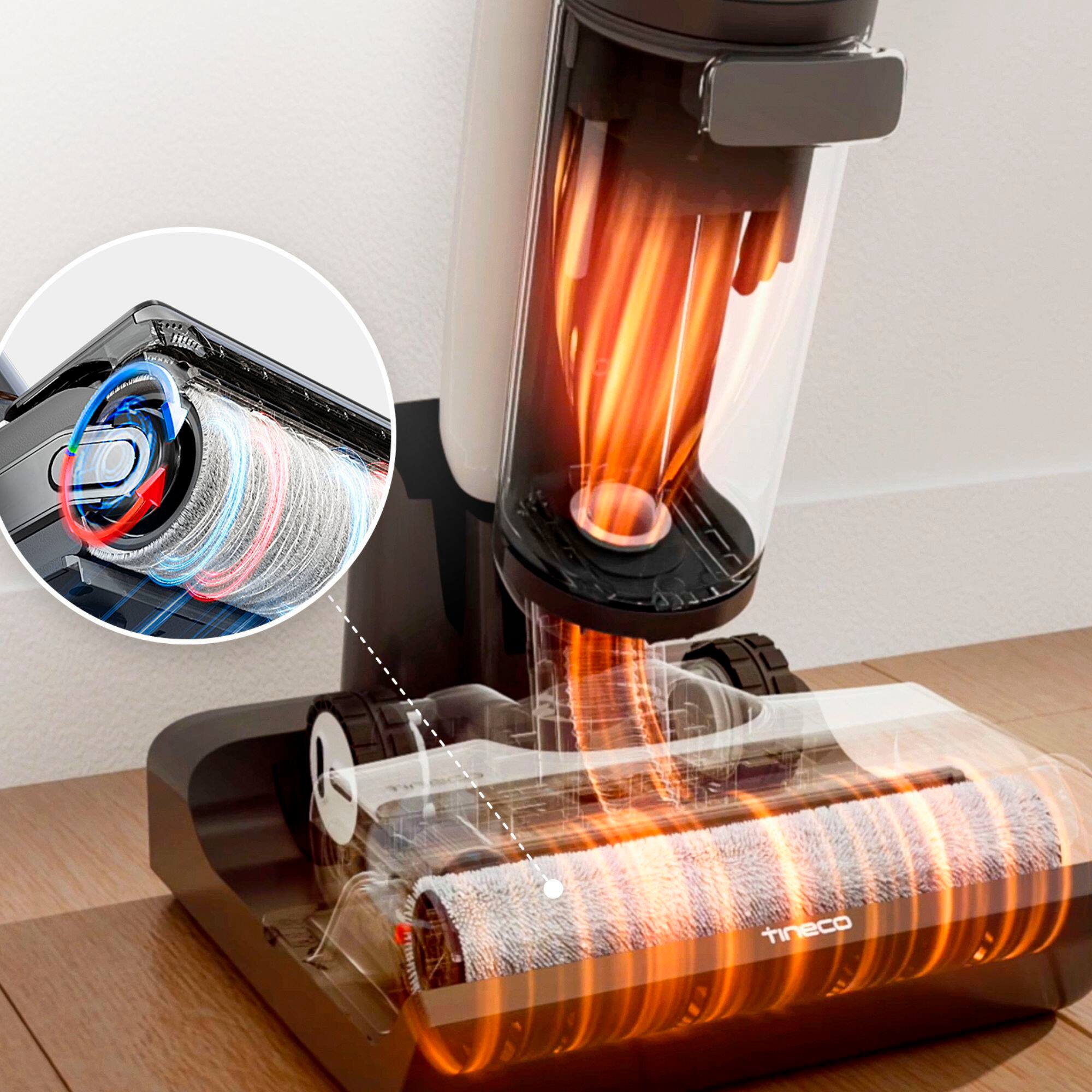 Alt View 16. Tineco - Floor Washer Switch Pet Cordless Mop & Vacuum Cleaner - 7 Series - Black.