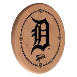 Holland Bar Stool Co. - Detroit Tigers 13" Laser Engraved Solid Wood Sign - Natural