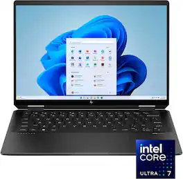 HP - Refurbished Excellent - Spectre x360 16-aa0010ca 16" 2.8K Touch Laptop Intel Core Ultra 7 155H 32GB RAM 2TB SSD Windows 11 Home - Black