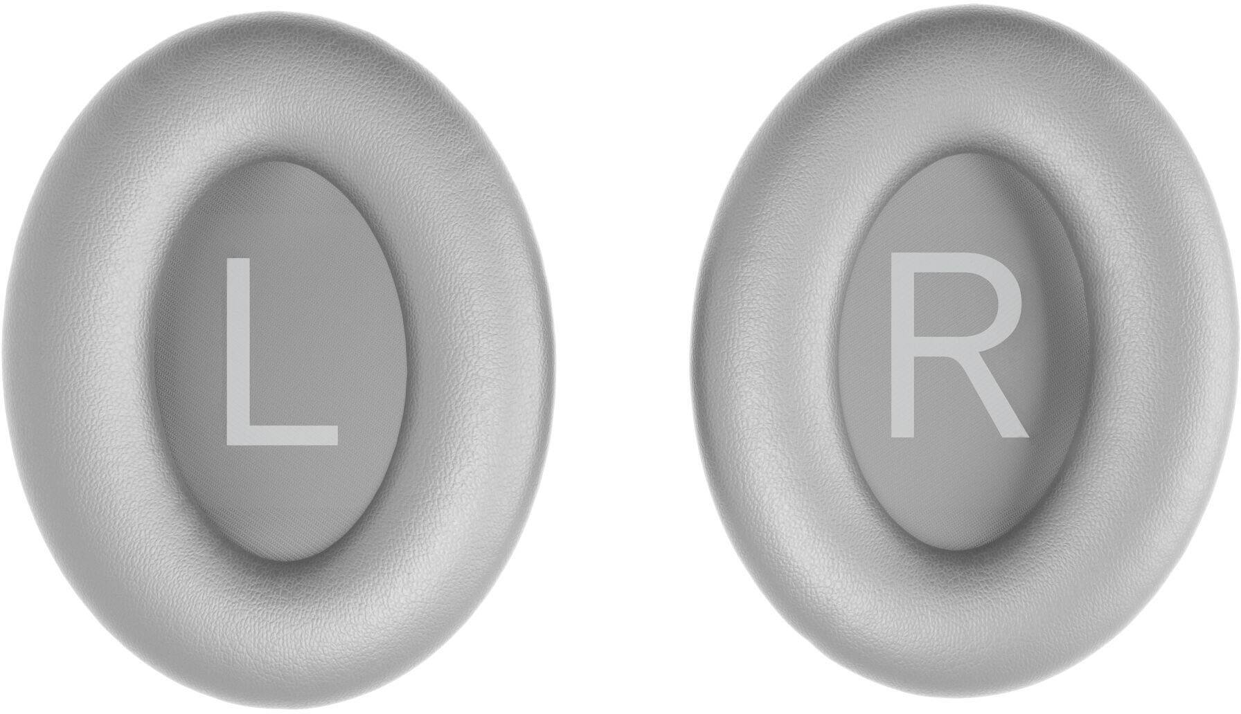 Alt View 6. Bose - QuietComfort Wireless Noise Cancelling Over-the-Ear Bluetooth Headphones - Moonlight Gray.