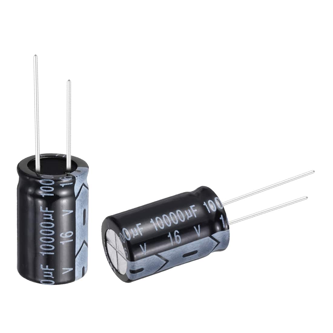 Unique Bargains - 10000uF 16V 16x26mm Electrolytic Capacitor, Radial Leads Aluminum, 12pcs, for Power Supplies/Audio/Lighting - Black price history on PriceWatchPro