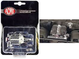 LS-10 Engine & Transmission Replica from "1969 Chevrolet C-10 LS-10 Custom Pickup Truck" 1/18 by ACME - Multi