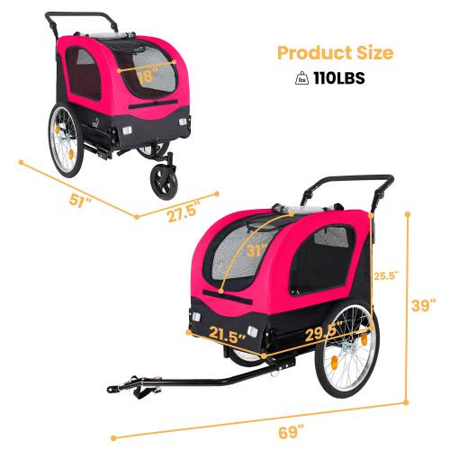 18" Product Size 110LBS 51" 27.5" 31" 25.5" 21.5" 29.5" 39" 69"