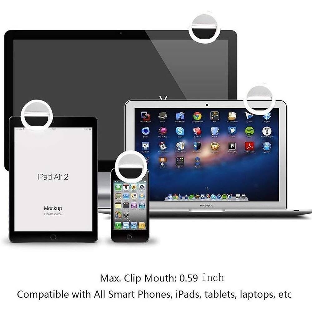 Sure, here is the corrected and grouped text:

---

**iPad Air 2 Mockup Face Resource**

**Max. Clip Mouth:** 0.59 inch

**Compatible with All Smart Phones, iPads, tablets, laptops, etc**

---

**iPad Air 2**

**Mockup**

**Free Resource**

---