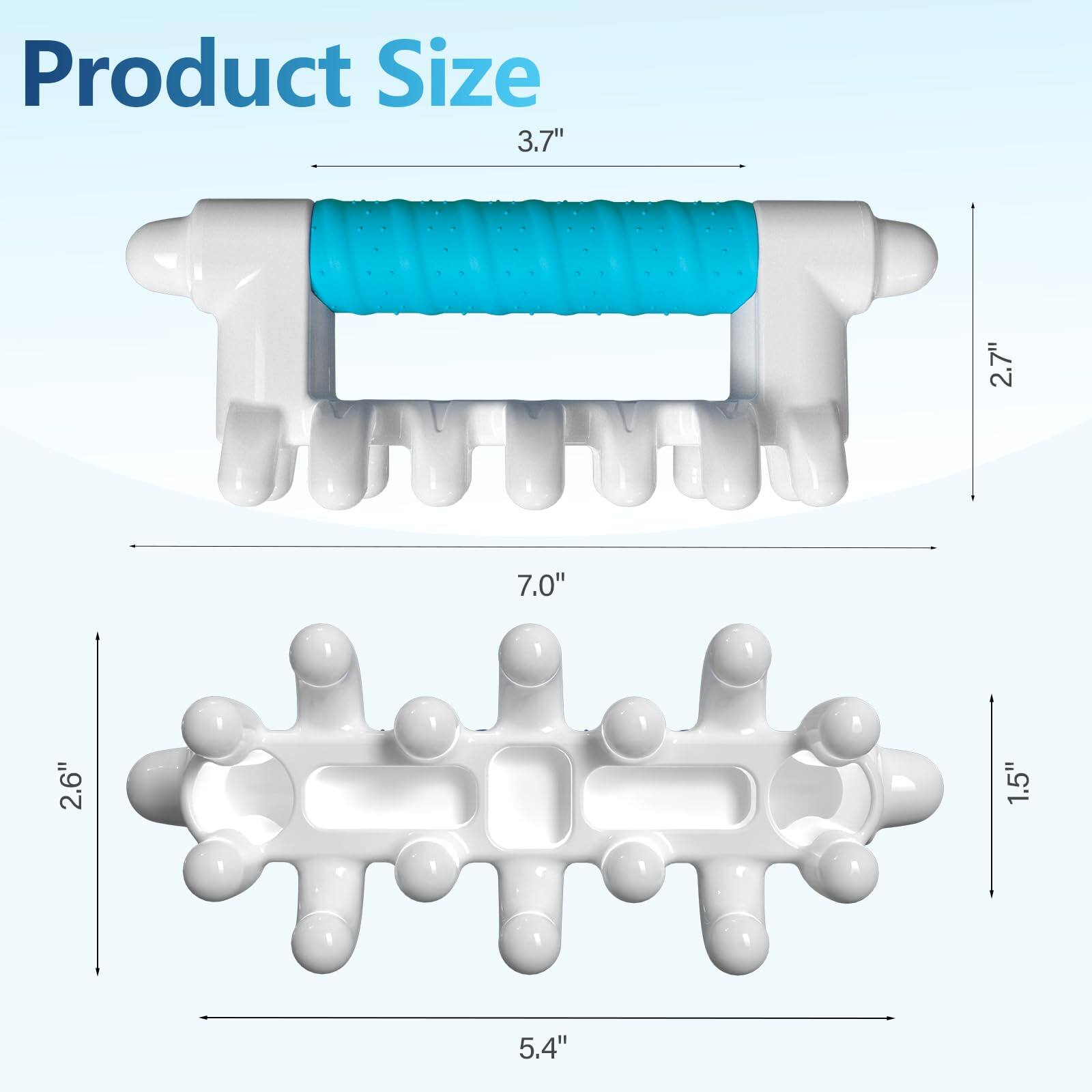 Product Size

- Length: 7.0"
- Width: 2.7"
- Height: 3.7"
- Depth: 5.4"
- Thickness: 1.5"
- Height of protrusions: 2.6"