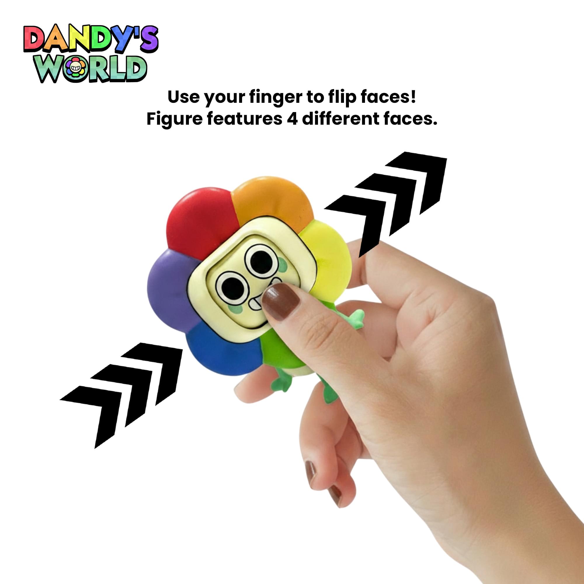 DANDY'S WORLD 2

Use your finger to flip faces!  
Figure features 4 different faces.