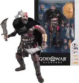 McFarlane Toys - God of War Ragnarok Kratos 7.1" Deluxe Action Figure - McFarlane Elite Edition #18